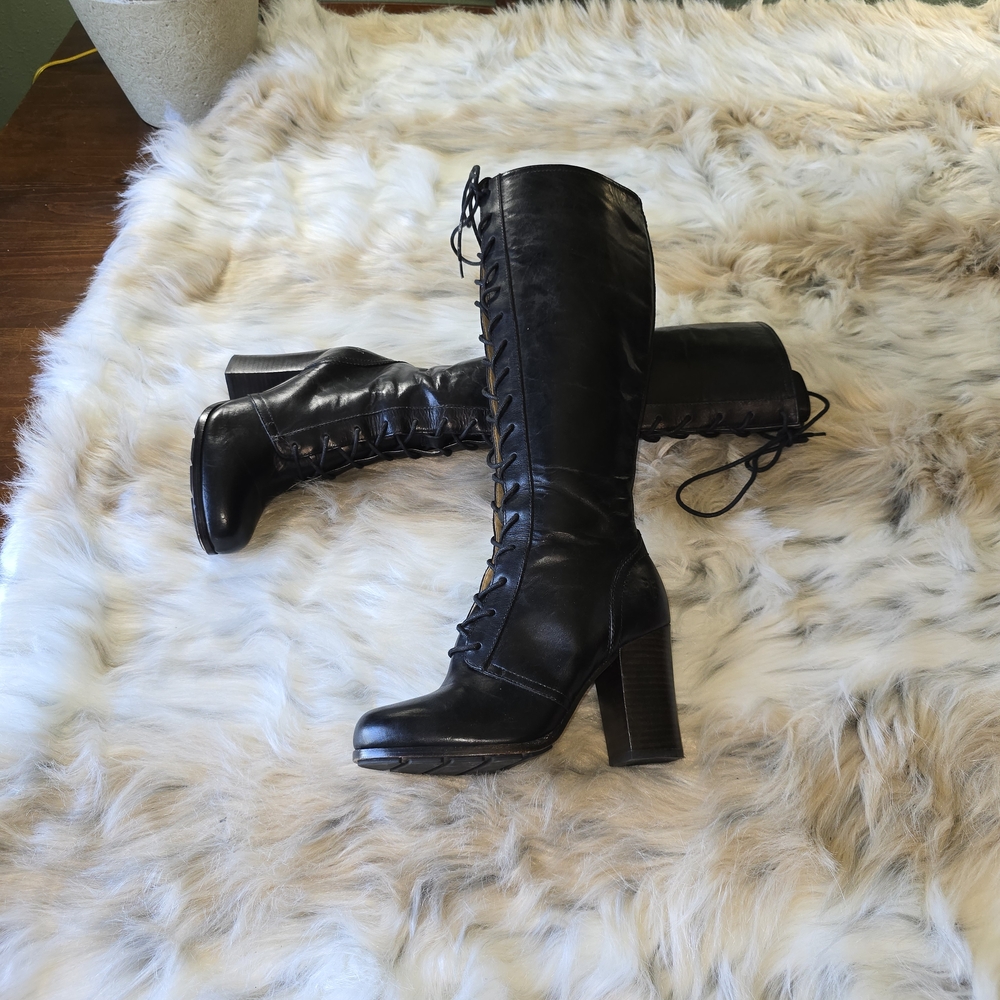 Frye Parker Tall Lace Up Boots